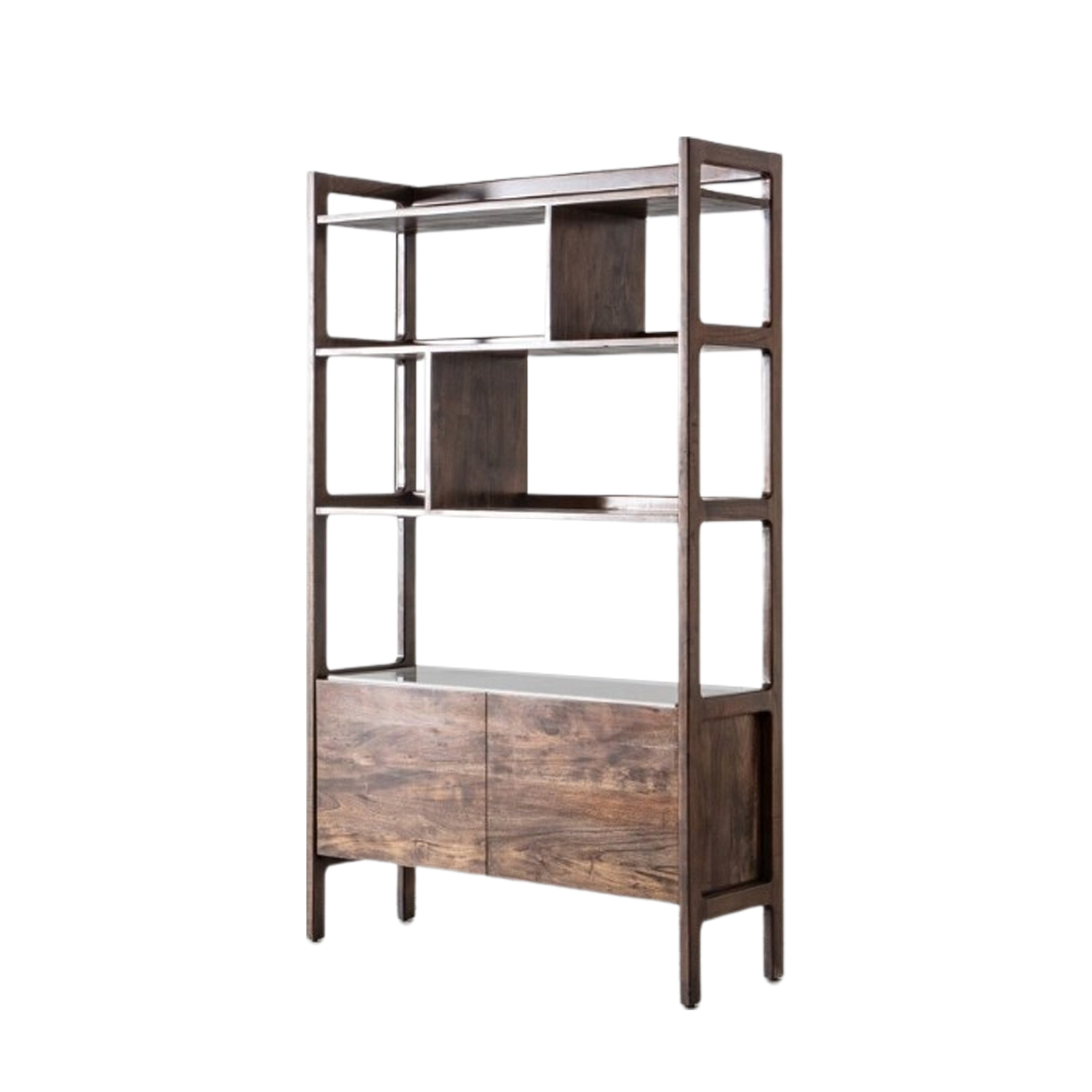 Barcino Brown Acacia Wood Display Unit